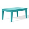 WestinTrends Malibu Low Outdoor HDPE Patio Rectangle Coffee Table - 4 of 4