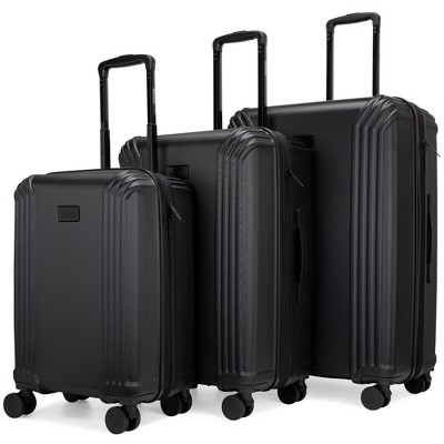 19v69 italia vintage 3 piece expandable hard spinner luggage set hot sale