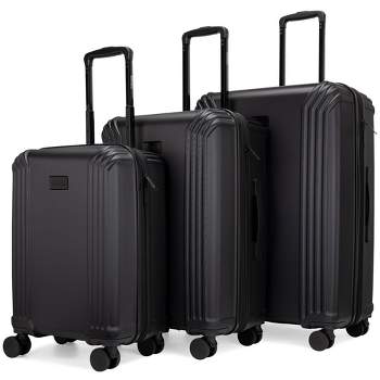 Olympia USA Denmark 3-piece Luggage Set with Hidden Laptop Compartment -  9407038