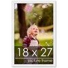 PosterPalooza | Classic Modern White Picture Frame - UV Acrylic, Foam Board Backing, Hanging Hardware - 2 of 4
