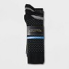 Signature Gold by GOLDTOE Men's Classic Crew Socks 5pk - Black 6-12.5 - 2 of 3