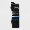 Signature Gold by GOLDTOE Men's Classic Crew Socks 5pk - Black 6-12.5 - image 2 of 3