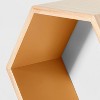 Natural Wood Hexagon Kids' Shelf - Pillowfort™ - image 4 of 4