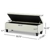 NicBex Rectangle Storage Ottoman for Bedroom,PU Storage Bench with Rubber Wood Legs,Ottoman for Living Room,Bedroom,Entryway - 3 of 4