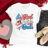 The Juniper Shop Red White and Cute Firework  Youth Short Sleeve Tee - 4 of 4