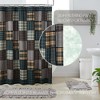 Pine Grove Patchwork Shower Curtain 72x72  VHC Brands - 2 of 4