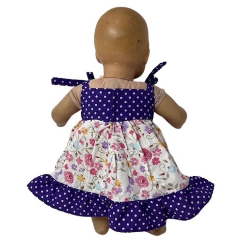 Doll Clothes Superstore Flower Print Sundress Fits 15-16 Inch Baby And Cabbage Patch Kid Dolls, 4 of 5