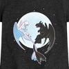 Girls' - How to Train Your Dragon - Night And Light Moon Fitted Short Sleeve Graphic T-Shirt - 2 of 4