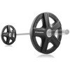 Philosophy Gym Set of 2 Rubber Coated 2-inch Olympic Grip Weight Plates for Weightlifting - 4 of 4