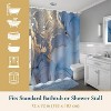 LunaLulinlk Shower Curtain with Hooks – Heavy-Duty Mold/Mildew-Resistant - 3 of 4