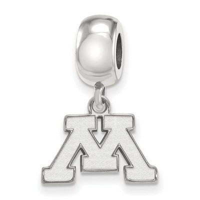 Black Bow Jewelry Sterling Silver Minnesota Golden Gophers NCAA Bead Charm