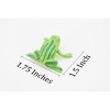 Green Striped Frog, Giant Burrowing Frog, Very Nice Plastic Design, Educational, Diorama, Realistic Figure, Toy,  1 1/2 Inches.    CWG21 B47 - 2 of 4