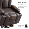 coucheta Power Lift Recliner Chair, Oversized Massage Recliner with Vibration & Lumbar Heating, Lift Chair with Side Pockets and Cup Holders - 4 of 4