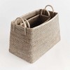 Plum & Post Burma Rattan Narrow Magazine Basket Set Of 2 - 2 of 4