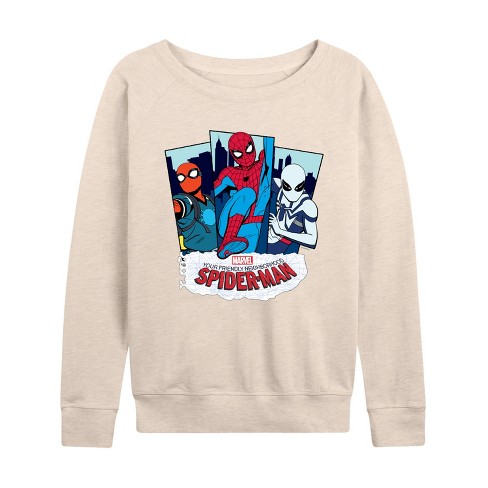 Women's - Marvel - Spider Suits Lightweight French Terry Slouchy - image 1 of 4