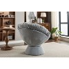 NicBex Oversized Papasan Chair Swivel Accent Chair with 360 Degree Swivel Barrel Chair for Living Room, Bedroom - 3 of 4