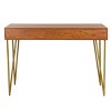 Pine Two Drawer Desk  - Safavieh - image 3 of 4