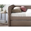 Daybed With a Trundle in Mocha - 2 of 4
