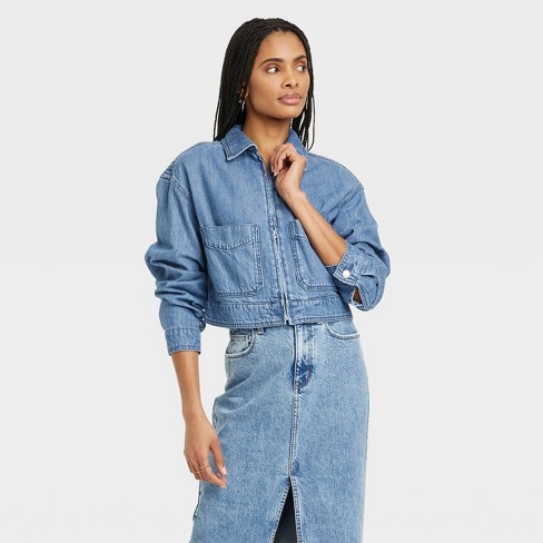 Target oversized denim jacket on sale