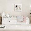 ALEXOUN Platform Bed Frame with Headboard,Wood Bed Frame with Wood Slats Support,for Bedroom Apartment - 4 of 4