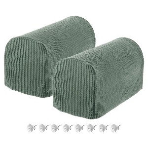 Unique Bargains Stretchy Anti-Slip Sofa Couch Armchair Covers 2 Pcs - 1 of 4