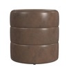 Round Upholstered Ottoman - HomePop - 2 of 4