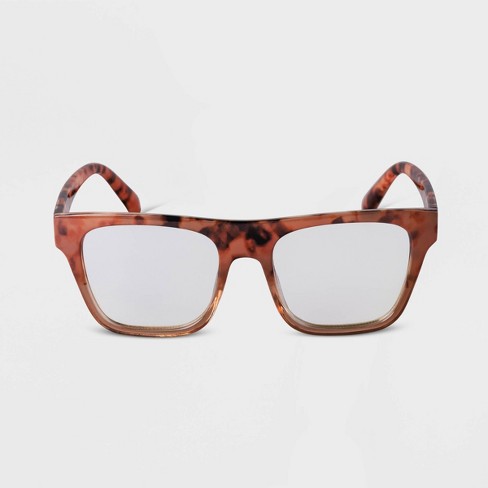 Optical: Square Eyeglasses, acetate & glass pearls — Fashion