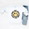 Simply Sage Market S.W.Smiley Happy Days Ahead Smiley Face Sweatshirt - 3 of 4