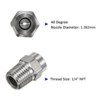 Unique Bargains Stainless Steel Durable Corrosion Resistant Pressure Washer Nozzles 5 Pcs - 4 of 4