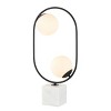 Imrie Table Lamp - TBL4318 - White/Black - Safavieh - 3 of 4