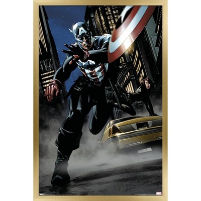 Trends International Marvel Comics - Captain America - Comic Framed Wall Poster Prints