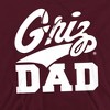 Men's University Of Montana Dad Pull-Over Hoodie Maroon X Large - 2 of 4