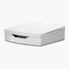 iHome Vanity Mirror with Lights and Makeup Organizer, Travel Mirror with Three Color Light Modes  - White (iCVS30) - 3 of 4