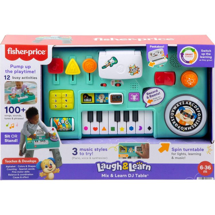 Fisher-Price Laugh & Learn Mix & Learn DJ Table, 6 of 6