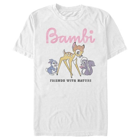 Men's Bambi Distressed Friends with Nature T-Shirt - image 1 of 4