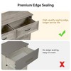 Modern 5 Drawers Dresser, Chest of Drawers Closet Organizers and Storage Clothes, Modern Dressers(White) - 3 of 4