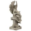 Northlight 17" Peaceful Angel on Pedestal Candle Holder Outdoor Statue - image 4 of 4