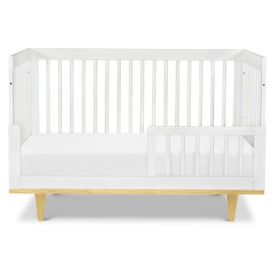 White Wooden Toddler Bed Conversion Rail Kit