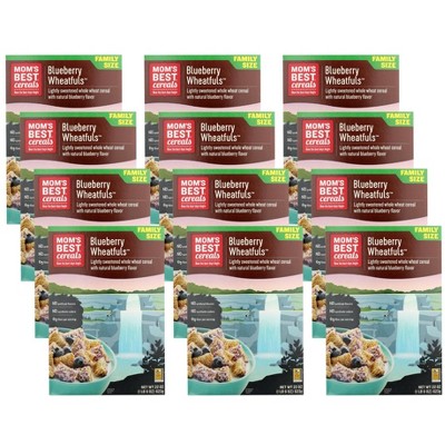 Mom's Best Blueberry Wheatfuls Cereal - Case of 12/22 oz