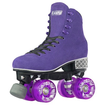 Crazy Skates Evoke Roller Skates For Women - Stylish Suede Quad Skates