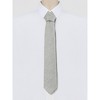 Allegra K Men's Self-Tied Solid Color Formal Slim Ties - 2 of 4