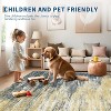 Modern Abstract Rug Non-Slip Kitchen Carpet Ultra-Thin Low Pile Hallway Runner with Non-Shedding Soft Foldable Design for Laundry Entrance - 4 of 4