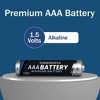 Tender Gentle Premium AAA Alkaline Batteries, Durable & Long Lasting 1.5 Volt Batteries,  Perfect for Remote Controls, Flashlights, & More - 144 PCS - 2 of 4