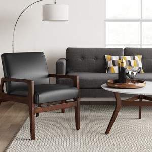 Peoria Wood Armchair - Threshold™ - 1 of 4