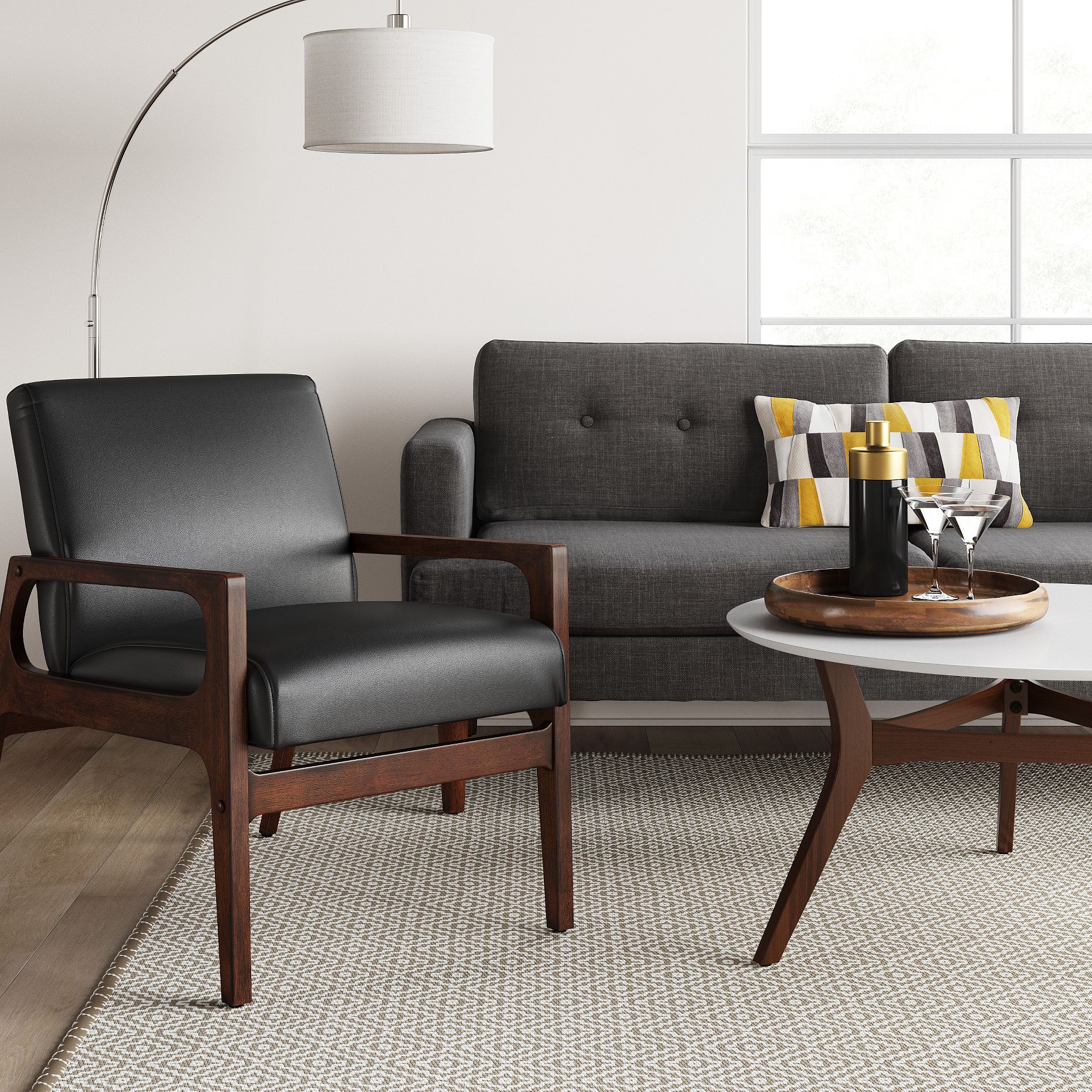 Peoria Wood Armchair - Threshold™