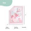 The Peanutshell Pink Elephant Crib Bedding Set and Stuffie Plush Toy - 4 Piece Set - 3 of 4