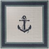 Unique Loom Outdoor Coastal Collection Area Rug - Anchor (' " x ' "  ) - 2 of 4