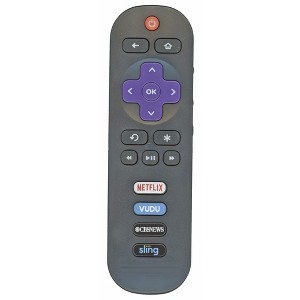 Dan’s Originals for TCL RC280 Roku TV Remote Control - Netflix, Vudu, CBS, Sling - 06-IRPT20-GRC280 - 1 of 2