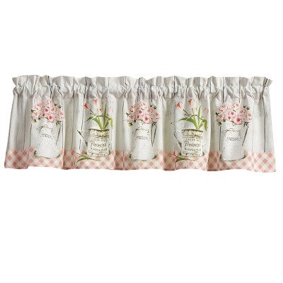 Park Designs Farmhouse Peonies Valance 60” x 14”