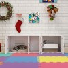 GlasFlength Decorative Storage Cabinet 2 Cat Litter Box Enclosure, Free Standing Home Organizer, for Living Room, White, 59.05"*17.71"*18.89" - 2 of 4